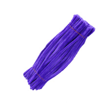 Factory direct sale 30cm*9mm colorful diy pipe cleaner craft chenille stem for kids